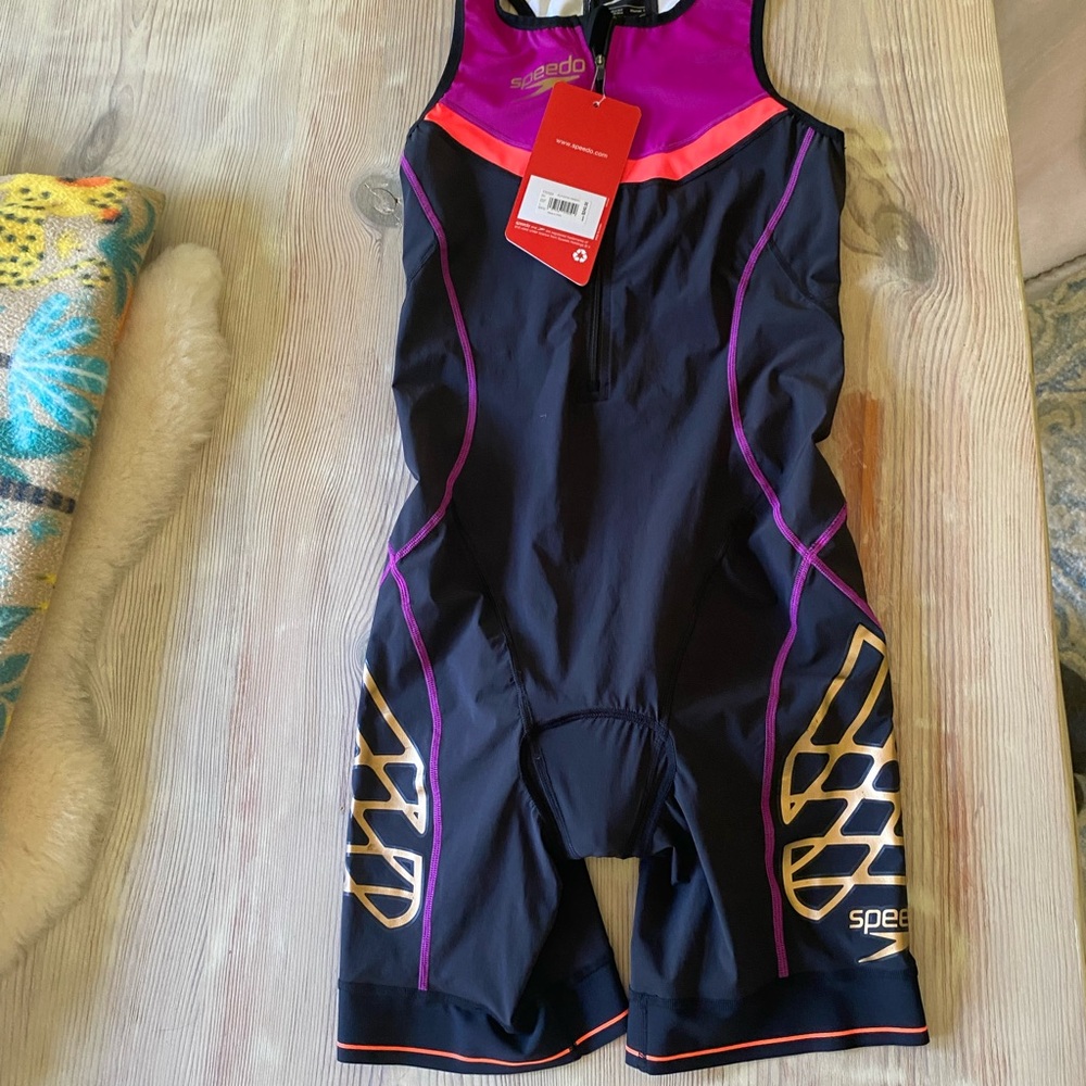 NEW with Tags - Speedo Women's Photon Triwear Swimsuit Full Body Large